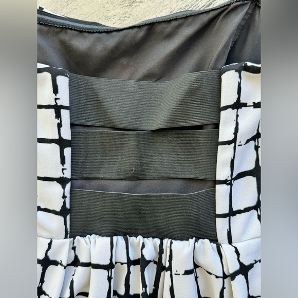 RACHEL by Rachel Roy Women's Strapless Geometric Mini Dress - size 12 - Picture 4 of 6